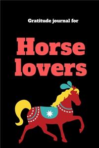 Gratitude Journal For Horse Lover