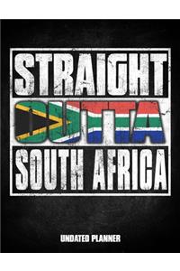 Straight Outta South Africa Undated Planner