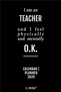 Calendar 2020 for Teachers / Teacher
