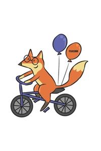 Sporty Fox Bike Notebook