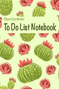 Chaos Coordinator To Do List Notebook.