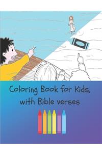 Coloring Book for Kids, with Bible verses