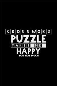 Crossword puzzle makes me happy