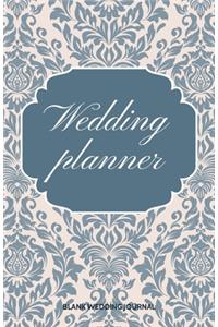 Wedding Planner Small Size Blank Journal-Wedding Planner&To-Do List-5.5