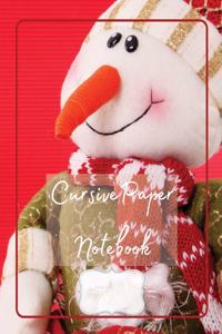 Cursive Paper Notebook