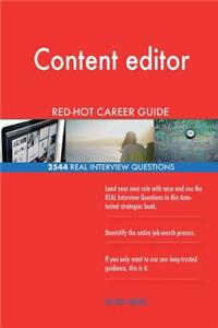 Content editor RED-HOT Career Guide; 2544 REAL Interview Questions
