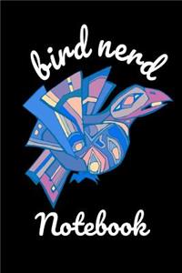 Bird Nerd Notebook