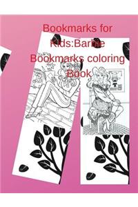 Bookmarks for Kids: Barbie Bookmarks Coloring Book