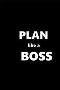 2019 Daily Planner Funny Saying Plan Like A Boss 384 Pages