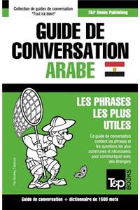 Guide de conversation Français-Arabe égyptien et dictionnaire concis de 1500 mots