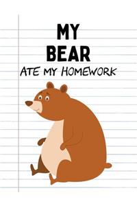 My Bear Ate My Homework