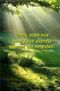 2019 Weekly Planner Religious Theme Eighth Commandment Traditional Wording