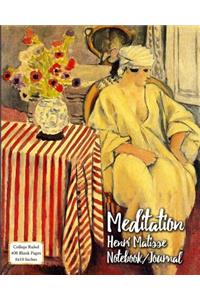 Meditation - Henri Matisse - Notebook/Journal