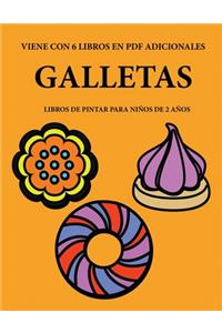 Libros de pintar para niños de 2 años (Galletas)