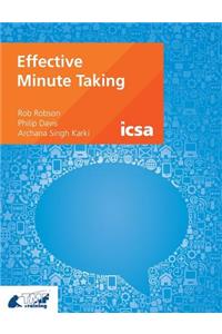 Effective Minute Taking