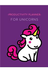 Productivity Planner For Unicorns
