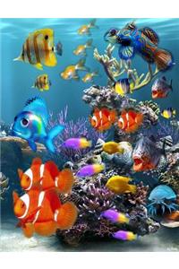 Under the Sea Wide Rule Composition Notebook