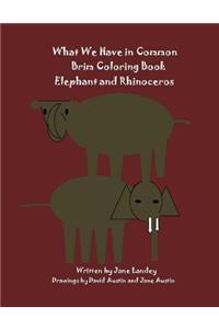 Elephant and Rhinoceros