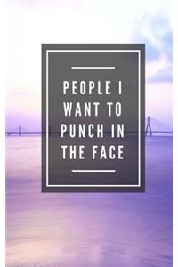 People I Want To Punch In The Face (Notebook)