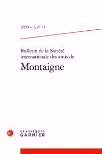 Bulletin de la Societe Internationale Des Amis de Montaigne