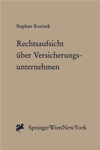 Rechtsaufsicht Uber Versicherungsunternehmen