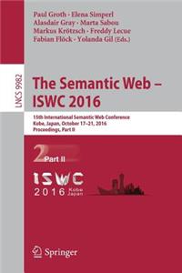 Semantic Web - Iswc 2016