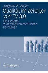 Qualität Im Zeitalter Von TV 3.0