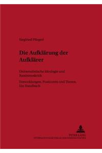 Die Aufklaerung Der Aufklaerer