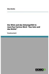 Der Blick und das Schamgefühl in Jean-Paul Sartres Werk 