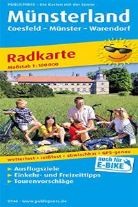 Munsterland bicycle map