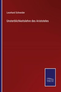 Unsterblichkeitslehre des Aristoteles