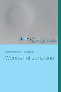 Wonderful sunshine