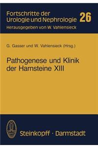 Pathogenese Und Klinik Der Harnsteine XIII