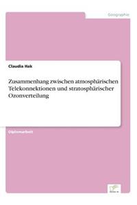 Zusammenhang zwischen atmosphärischen Telekonnektionen und stratosphärischer Ozonverteilung