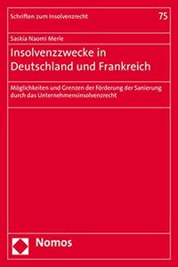 Insolvenzzwecke in Deutschland Und Frankreich
