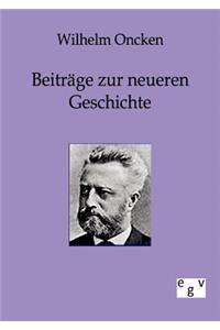 Beiträge zur neueren Geschichte