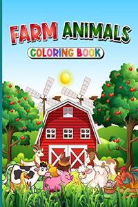 Farm Animals Coloring Book