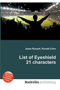 List of Eyeshield 21 Characters