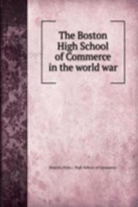 Boston High School of Commerce in the world war