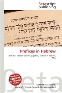 Prefixes in Hebrew