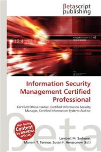 Information Security Management Certified Professional