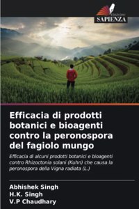 Efficacia di prodotti botanici e bioagenti contro la peronospora del fagiolo mungo