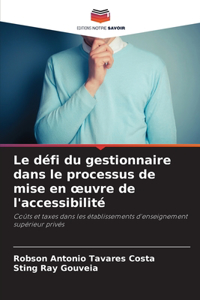 défi du gestionnaire dans le processus de mise en oeuvre de l'accessibilité