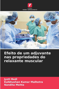 Efeito de um adjuvante nas propriedades do relaxante muscular