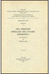 Des Heiligen Ephraem Des Syrers Sermones, I. Syr. 130