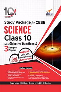 10 in One Study Package for CBSE Science Class 10 with Objective Questions & 3 Sample Papers 3rd Edition
