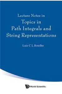 Lecture Notes in Topics in Path Integrals and String Representations