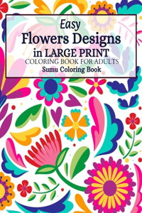 Lovely Flowers Coloring Book for Adults