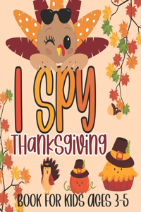 I Spy Thanksgiving Book for Kids Ages 3-5