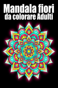 Mandala fiori da colorare adulti